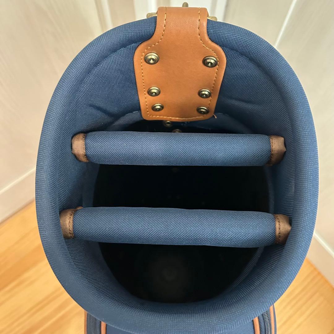【極美品】BALENCIAGA バレンシアガ　キャディバッグ　ゴルフ　ネイビー