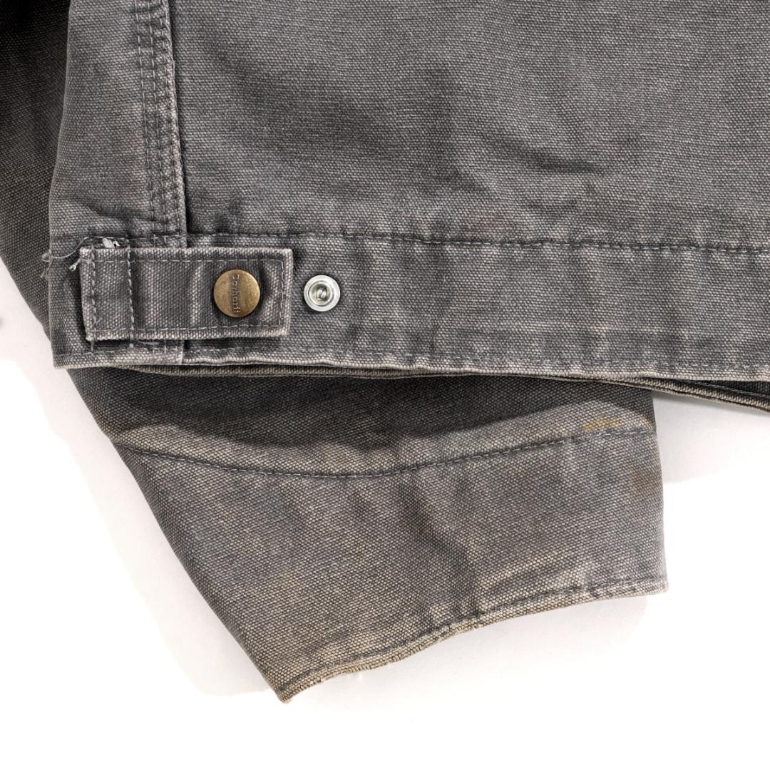 カーハート ダック デトロイトジャケット 2XL フェードブラック 墨黒