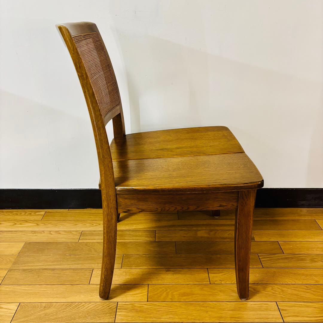 No2 浜本工芸　シングルチェア　ダイニングチェア　ラタン　送料込み