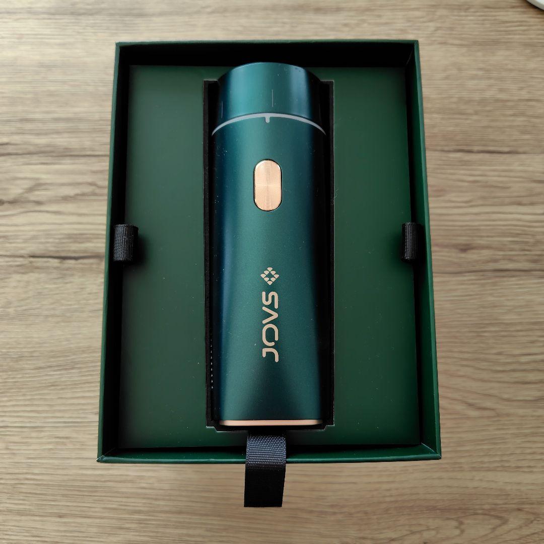 JOVS 脱毛器 ダークグリーン 専用ケース付き - メルカリ