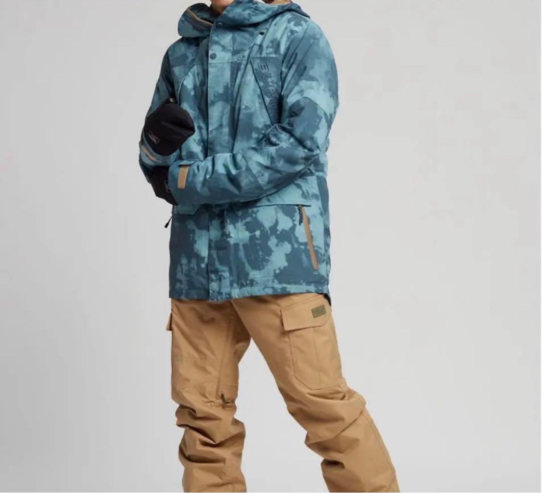 BURTON スノーボードウェア セットアップ ブリーチ カモフラ 上L 下M
