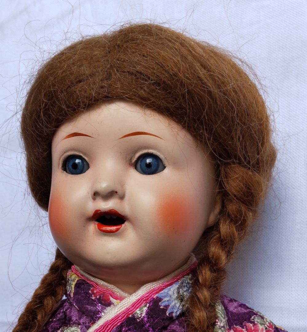 人気 1930年代ドイツ製 ビスクドール 30cm アンティーク Germany