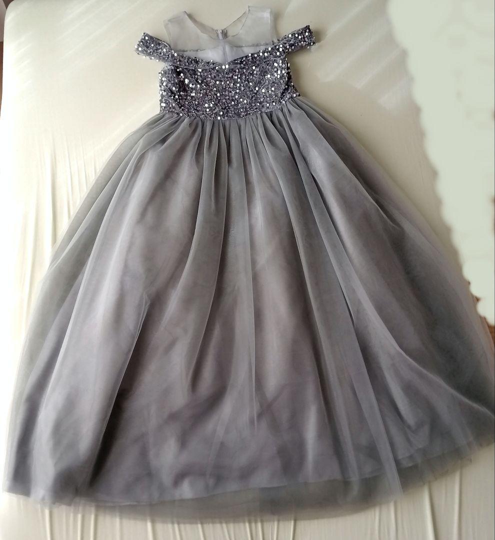 JJs Houseグレーシルバー オフショルダー フォーマルドレス