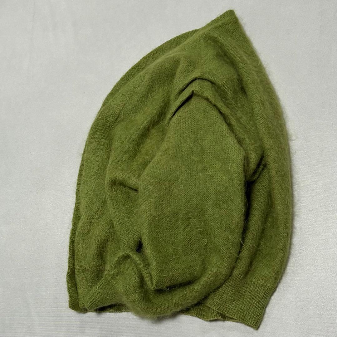90s スペイン製 モヘヤニット カーディガン ボックスシルエット グランジ