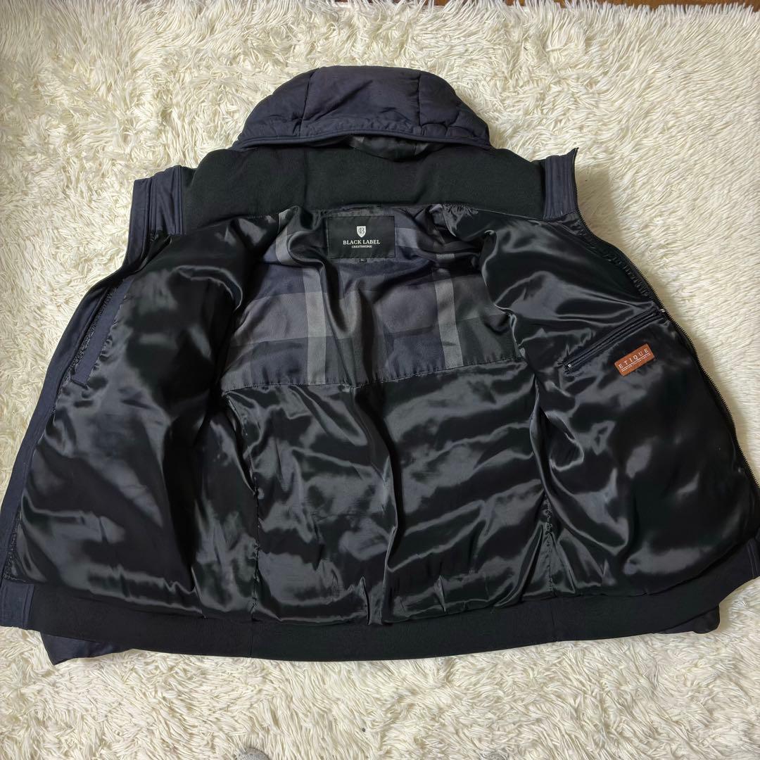 ✨️高級ダウンBURBERRY ブラックレーベル XL ダウンジャケット ネイビー