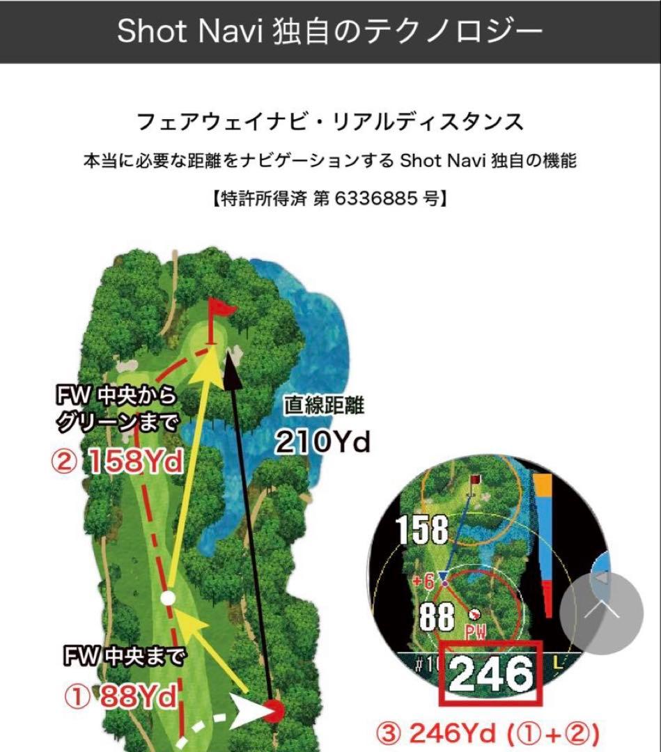 ショットナビ ゴルフ 腕時計型GPSナビ Shot Navi Evolve α