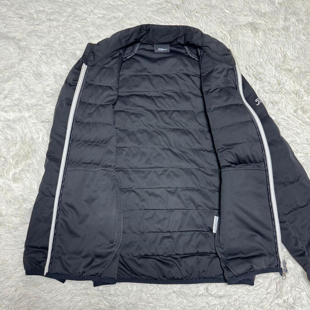 タイトリスト】美品 中綿ジャケット ベンツ ブラック Mサイズ メンズ
