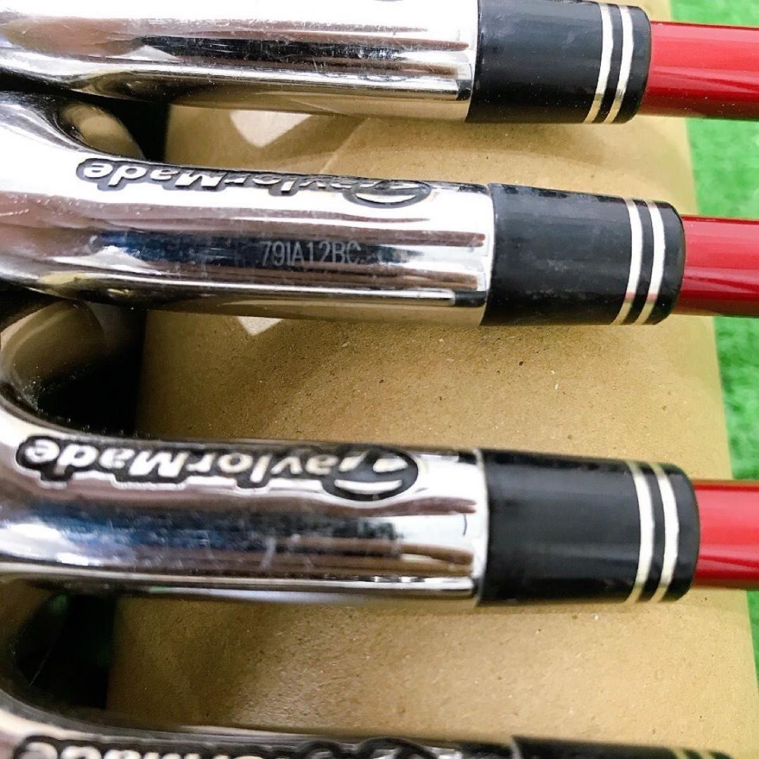 チ13☆希少左利き用 テーラーメイド BURNER XD 7本アイアンセット R