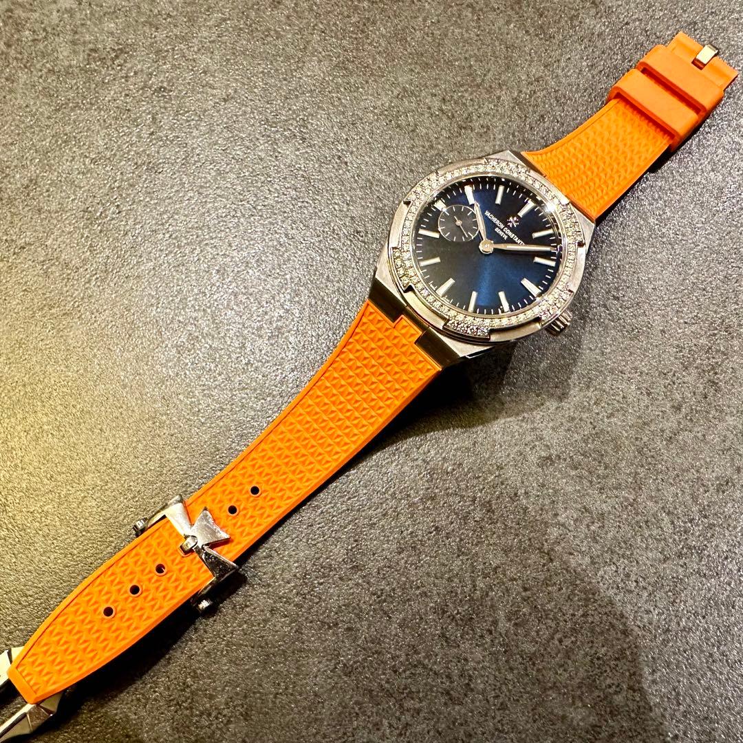 ヴァシュロンコンスタンタン オーヴァーシーズ ラバーベルト オレンジ