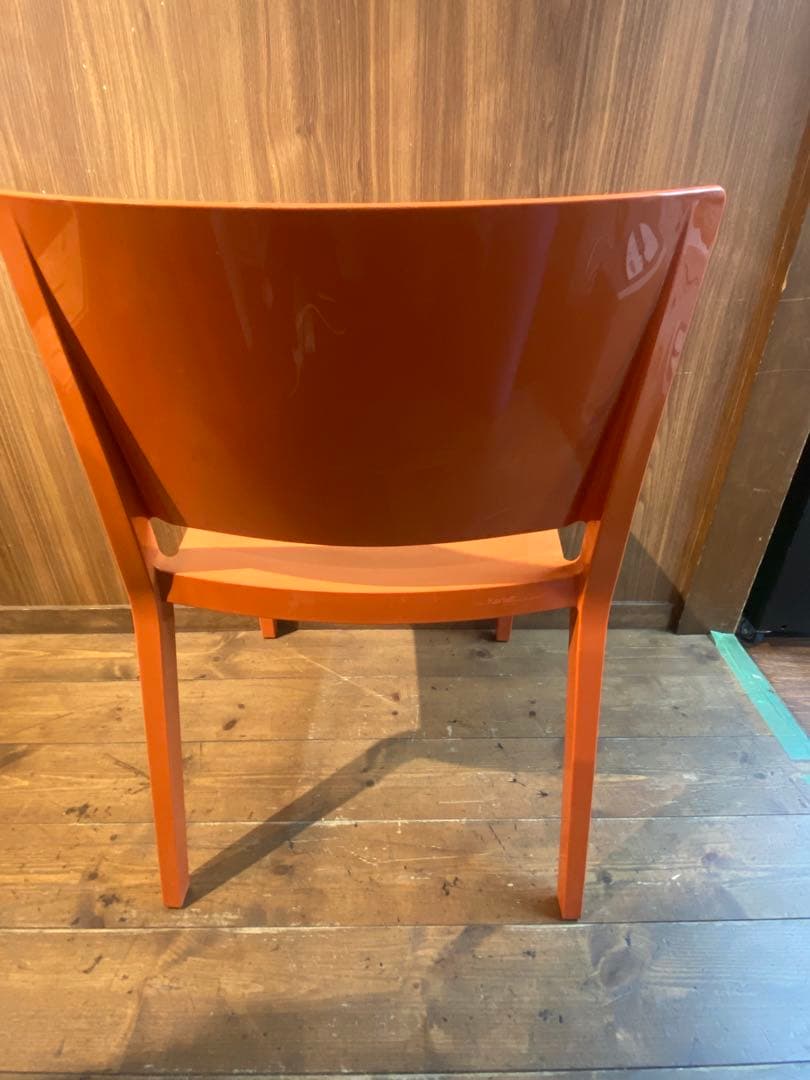 lizz リズ　ダイニングチェア　チェア　オレンジ　kartel イタリア製