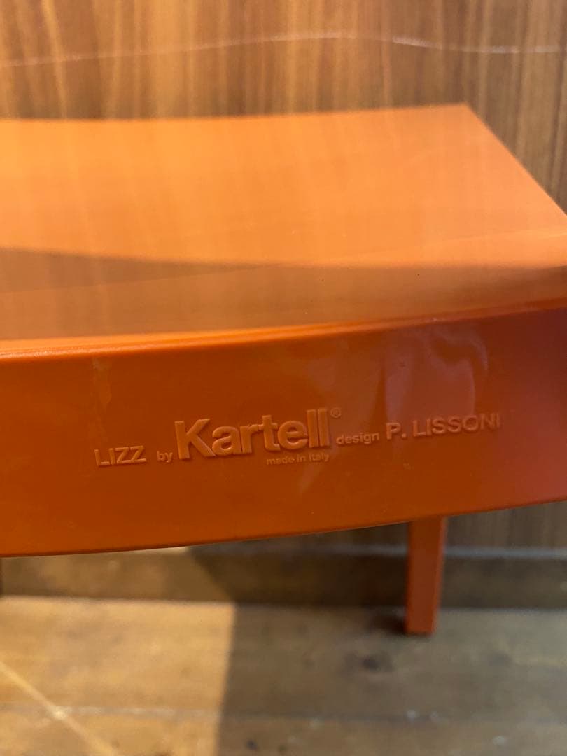 lizz リズ　ダイニングチェア　チェア　オレンジ　kartel イタリア製