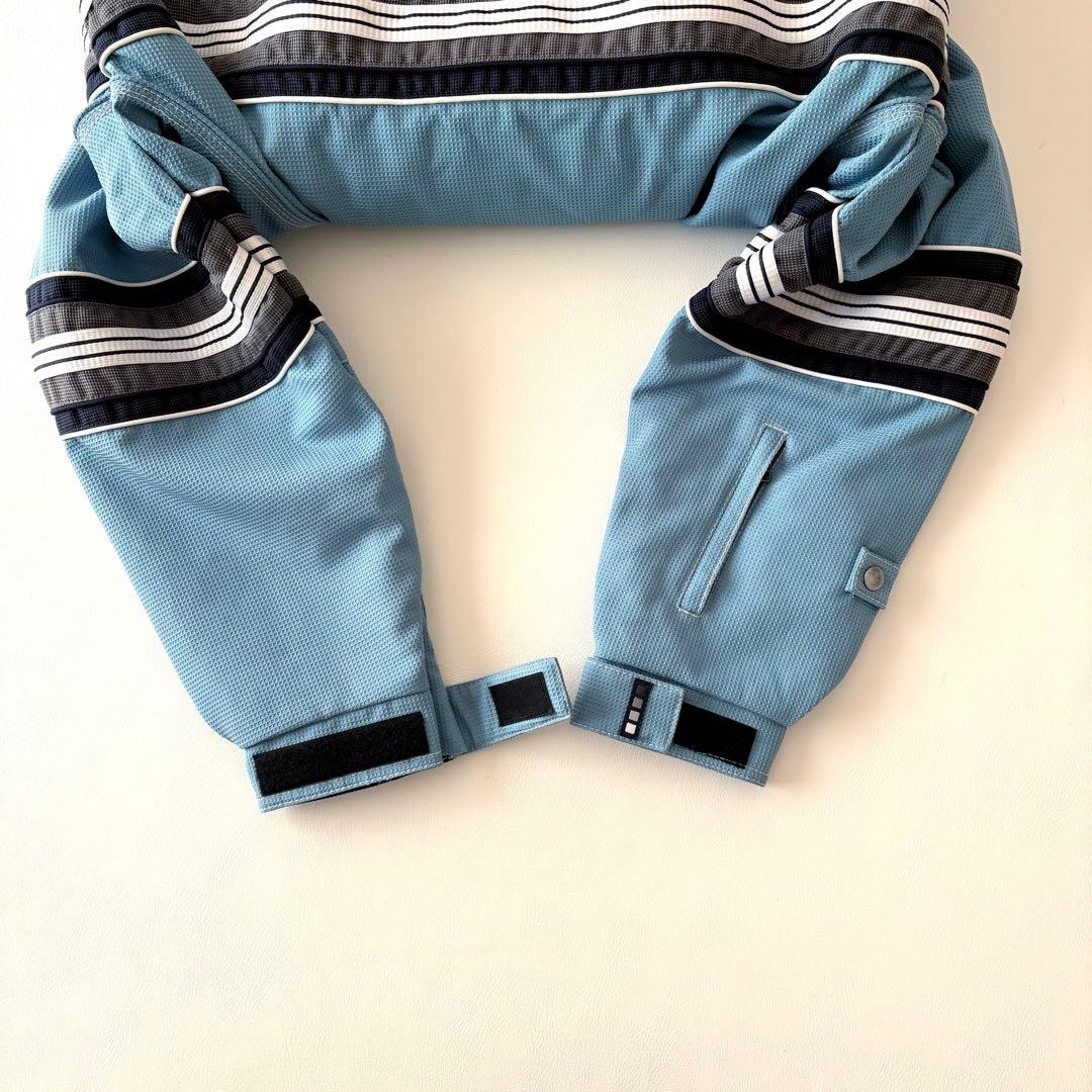 ■美品PHENIXスキースノーボードウェア上下セットレディースL水色×白