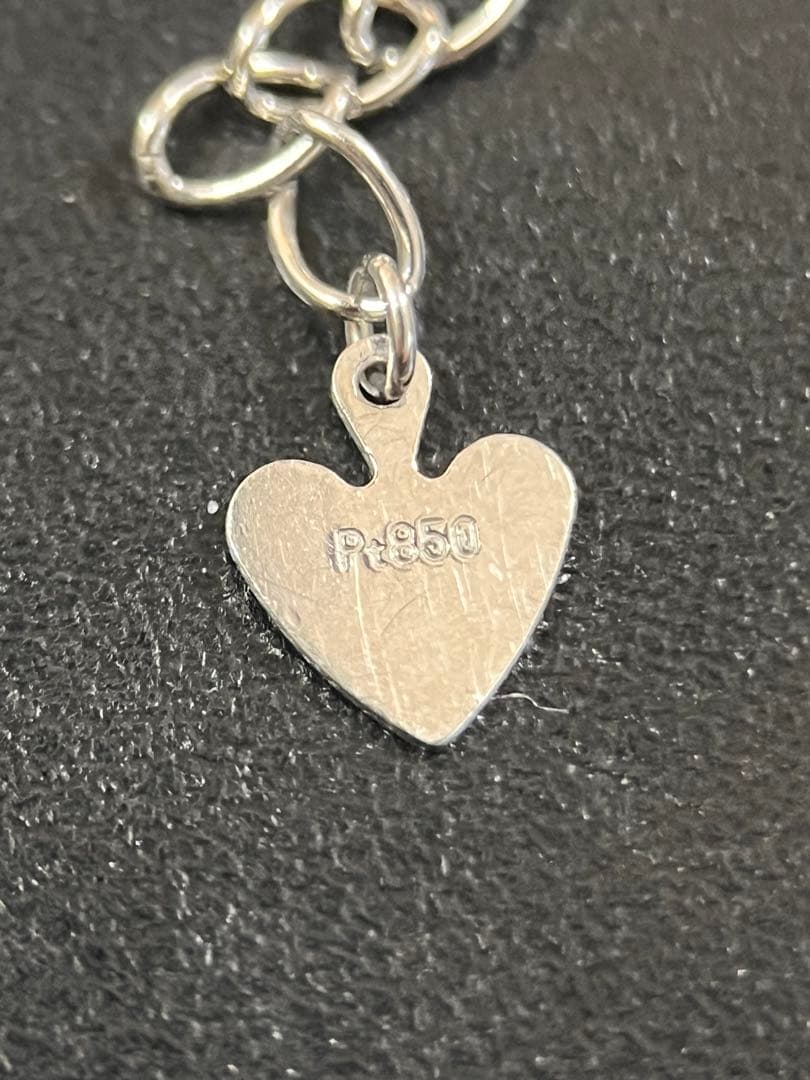 pt850 天然ダイヤモンドブレスレット　0.5ct