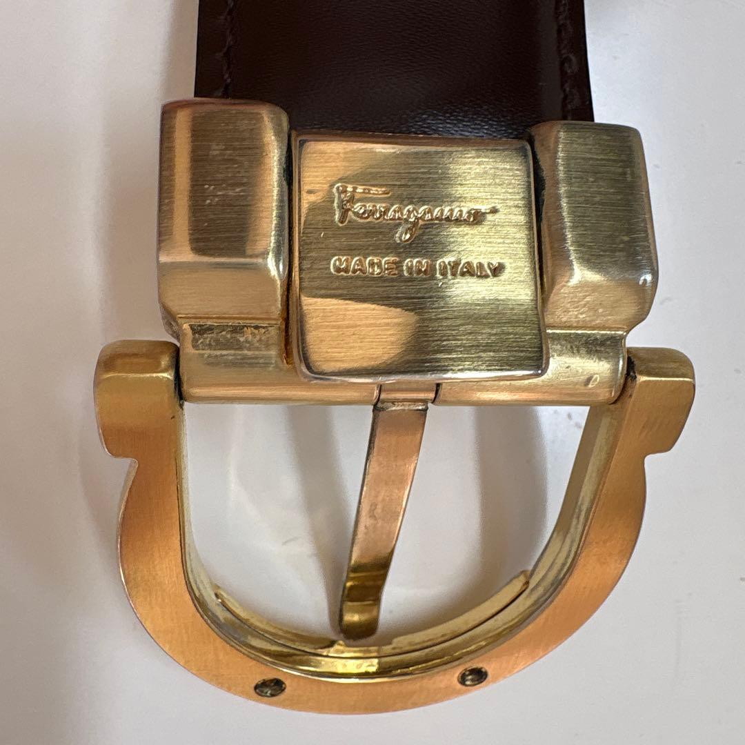 イタリア製 黒レザー ベルト