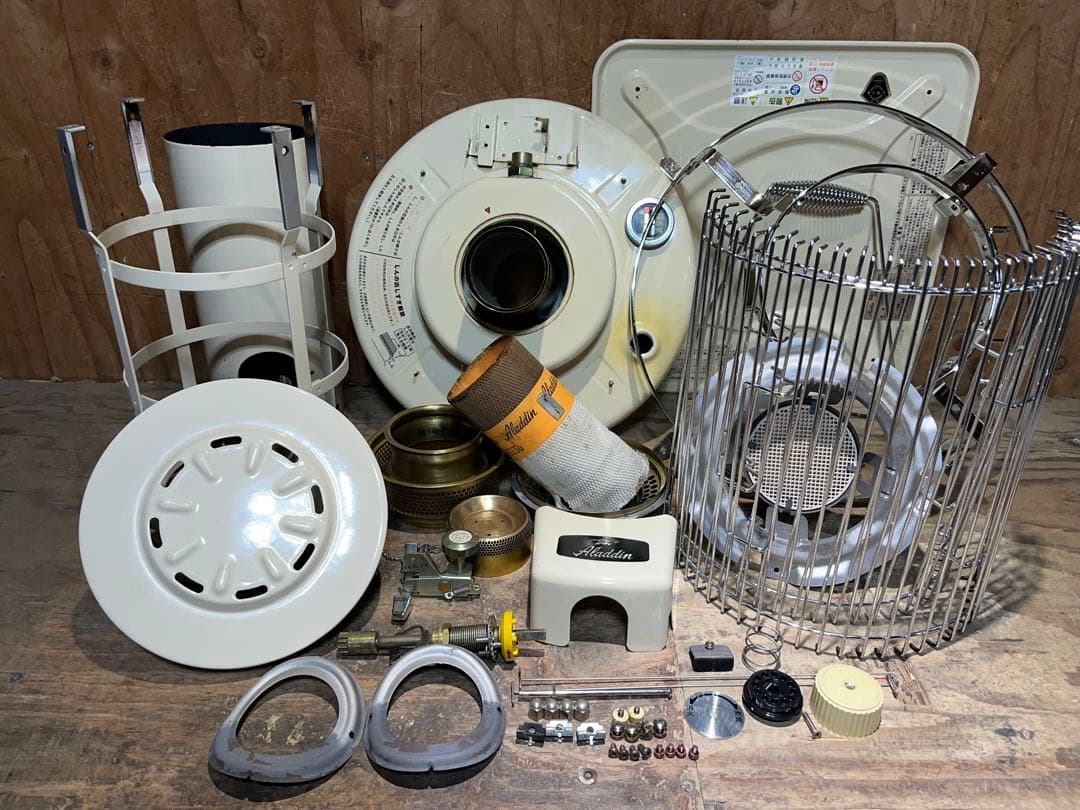 芯乾燥済 アラジン39型 BF3905 中古 分解メンテナンス済 石油ストーブ