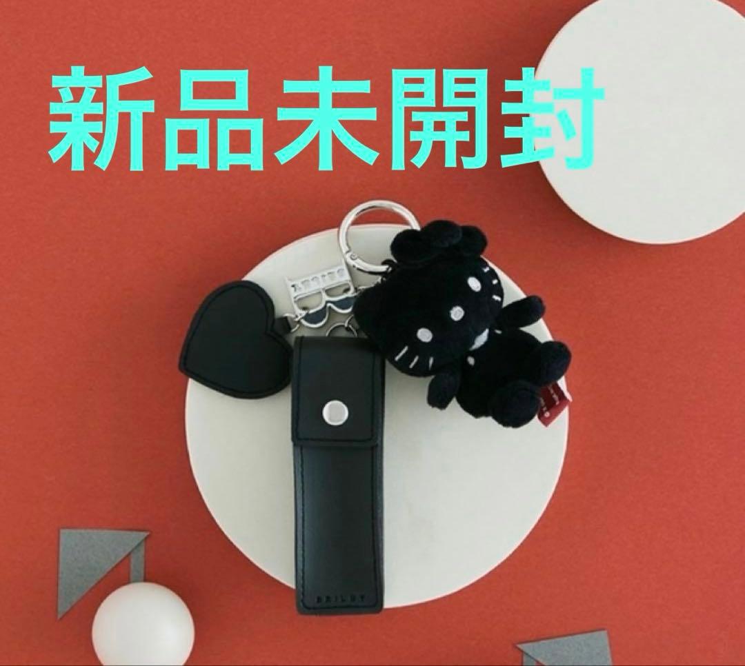 HELLO KITTY × BRILMY ミラー付きリップチャーム BLACK - メルカリ