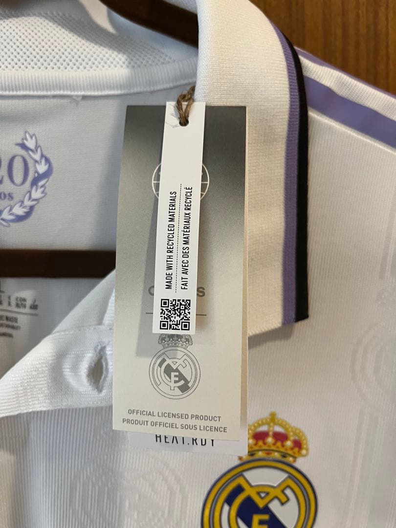 新品レアル・マドリード 22-23 ホームユニフォーム XL オーセンティック