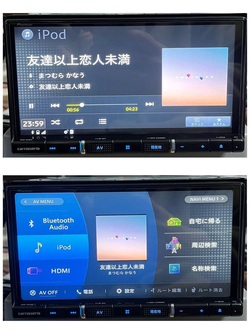 AVIC-RZ811-D 【付属品新品】カロッツェリア楽ナビ7インチ0389