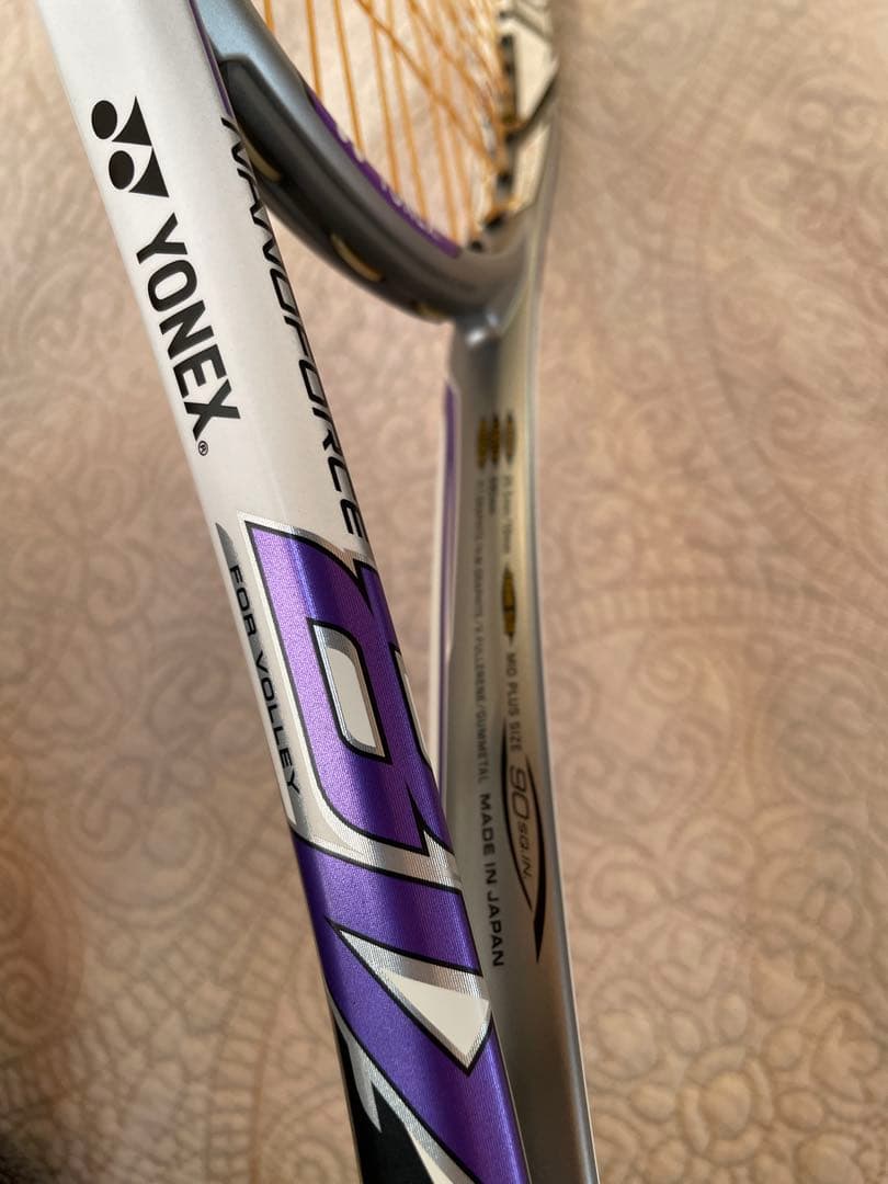 廃盤レア美品】YONEX NANOFORCE 8V ソフトテニスラケット 紫 - メルカリ