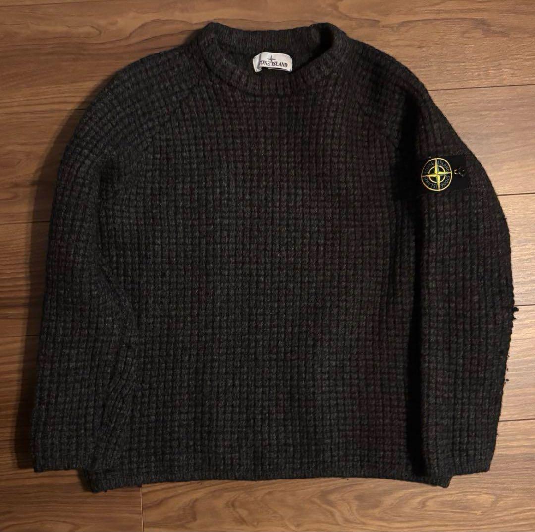 上杉柊平 Stone Island pure wool sweater 23AW - メルカリ
