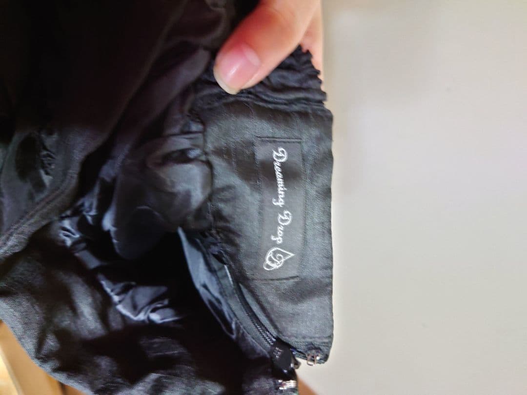 新品未着用 Dreaming drop マーメイドロングスカート バッスル 黒