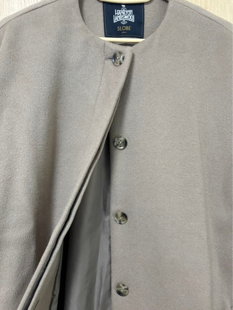 SLOBE IENA HAMILTON コンパクトノーカラーコート - メルカリ
