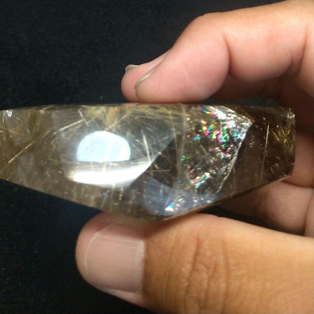 ★ゴールドルチル《原石》専用台座付き　置物　クラスター　天然石