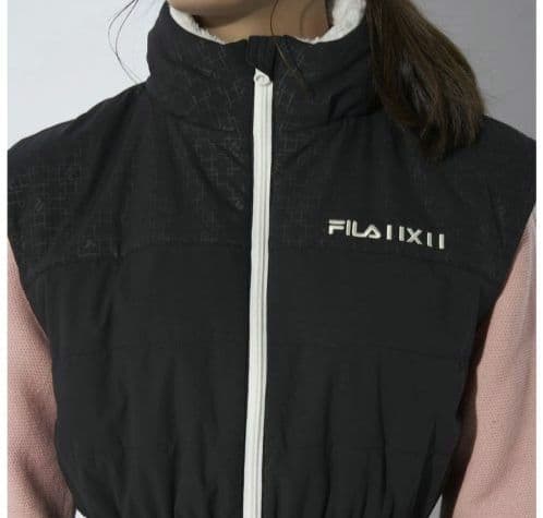 再再再値下げ新品 フィラゴルフ 中綿ワンピースLL 黒ブラックXL - メルカリ