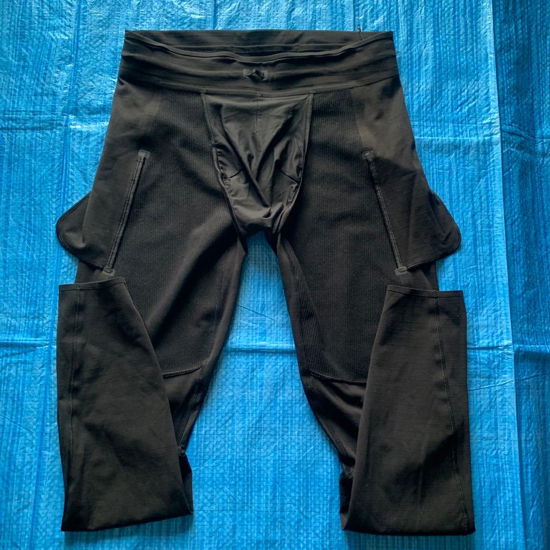 ブラックタイツ サイドポケット付き ※メンズ