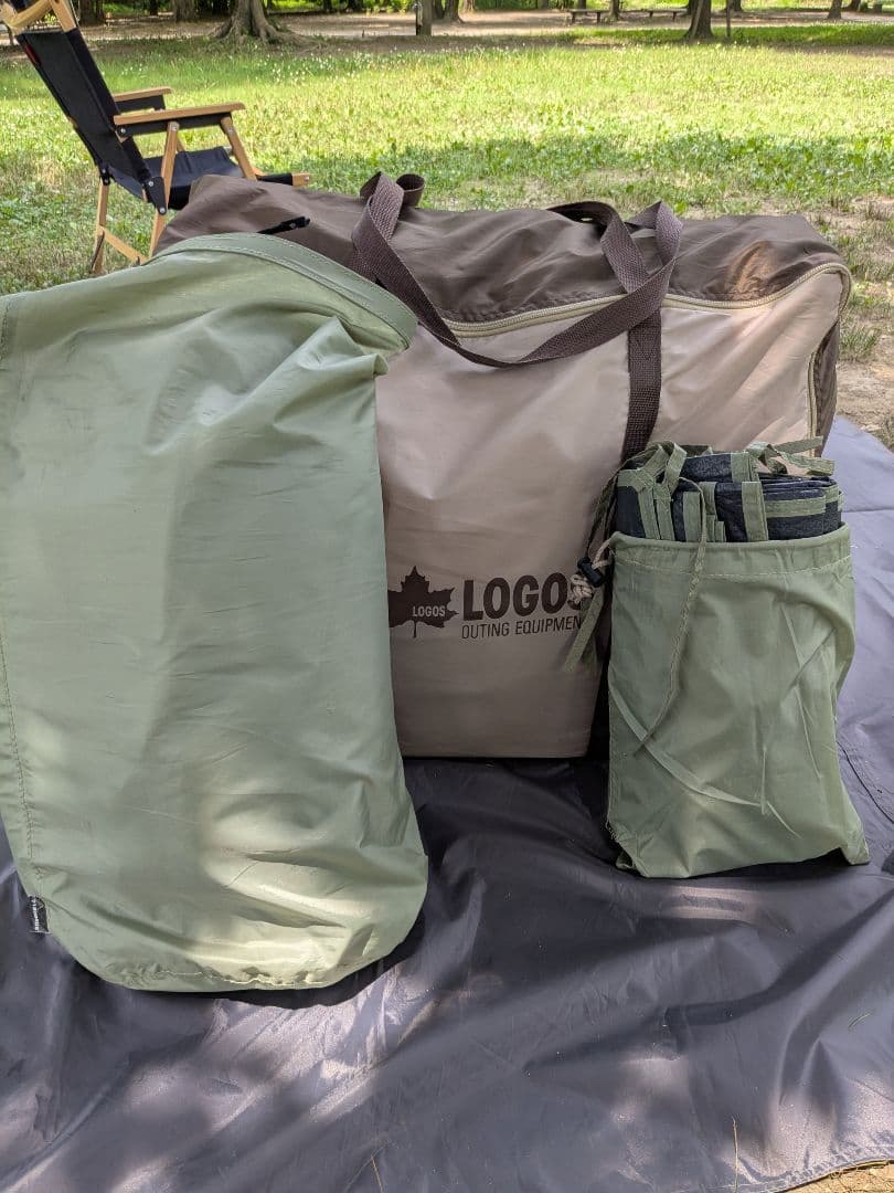 Tradcanvas PANEL ドゥーブルXL　2ルームテント　3点セット