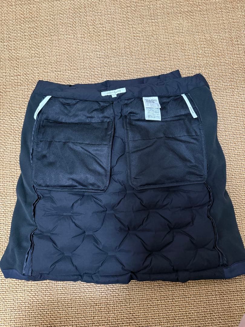 新品☆ダウン90%☆JUN&ROPE スカート黒