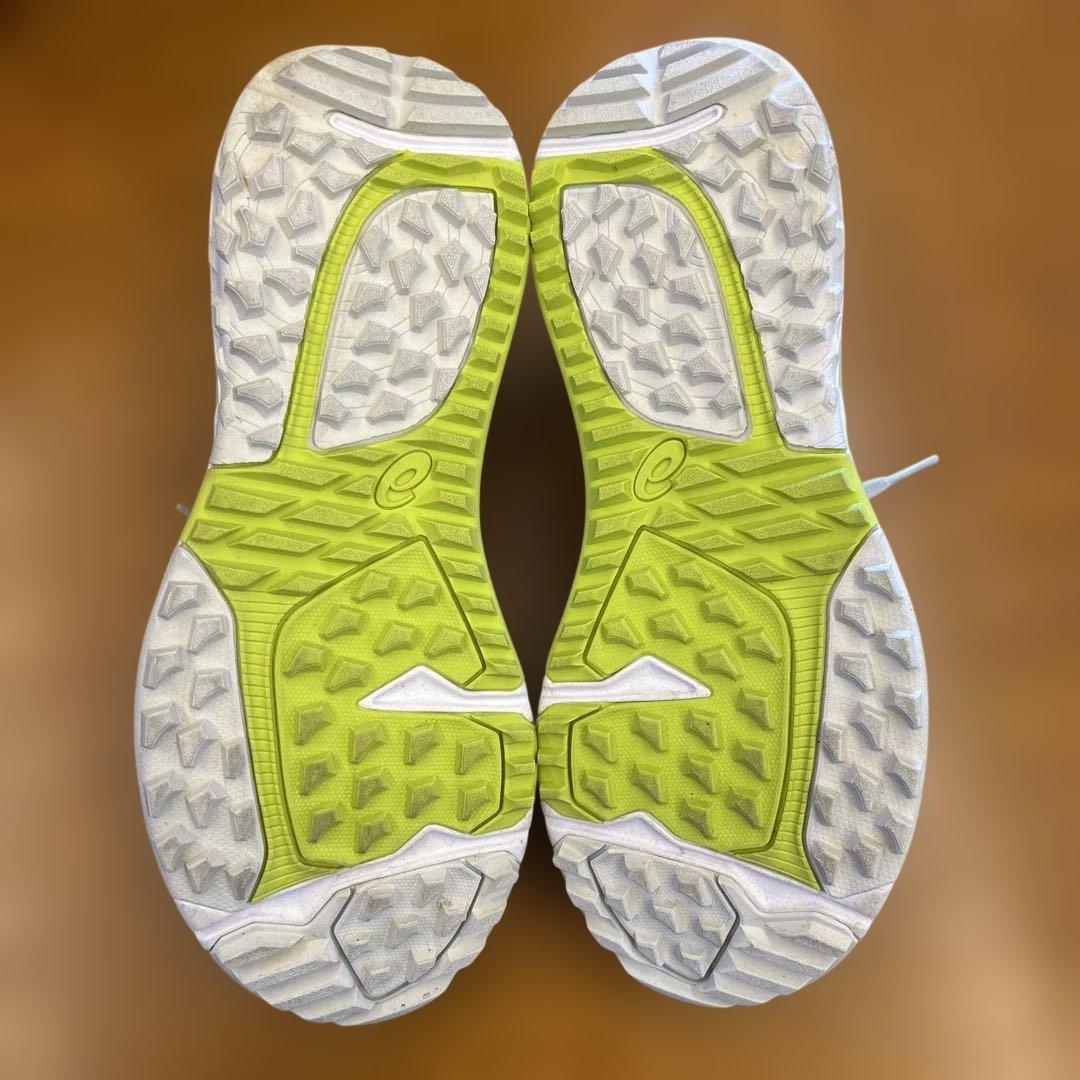 ASICS スポーツシューズ ホワイト/グリーン