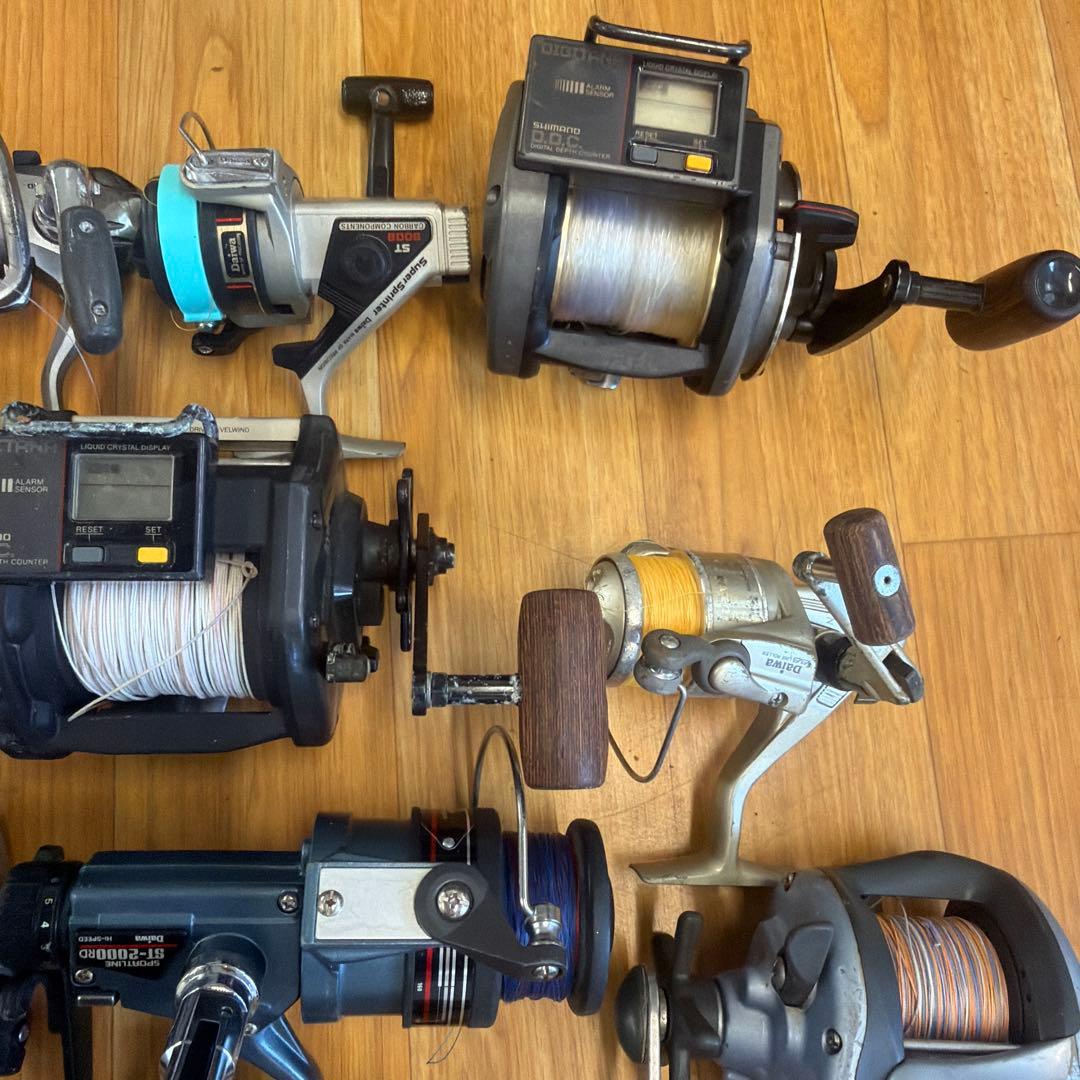 リール おまとめ 21台 動作未確認DAIWA SHIMANO など