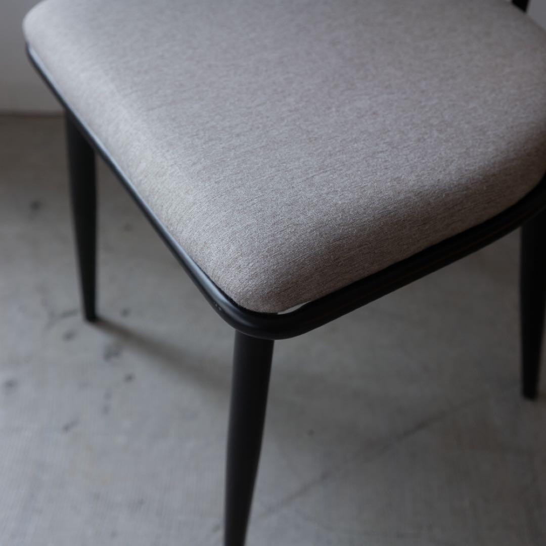 ダイニングチェア グレ　ラタン調