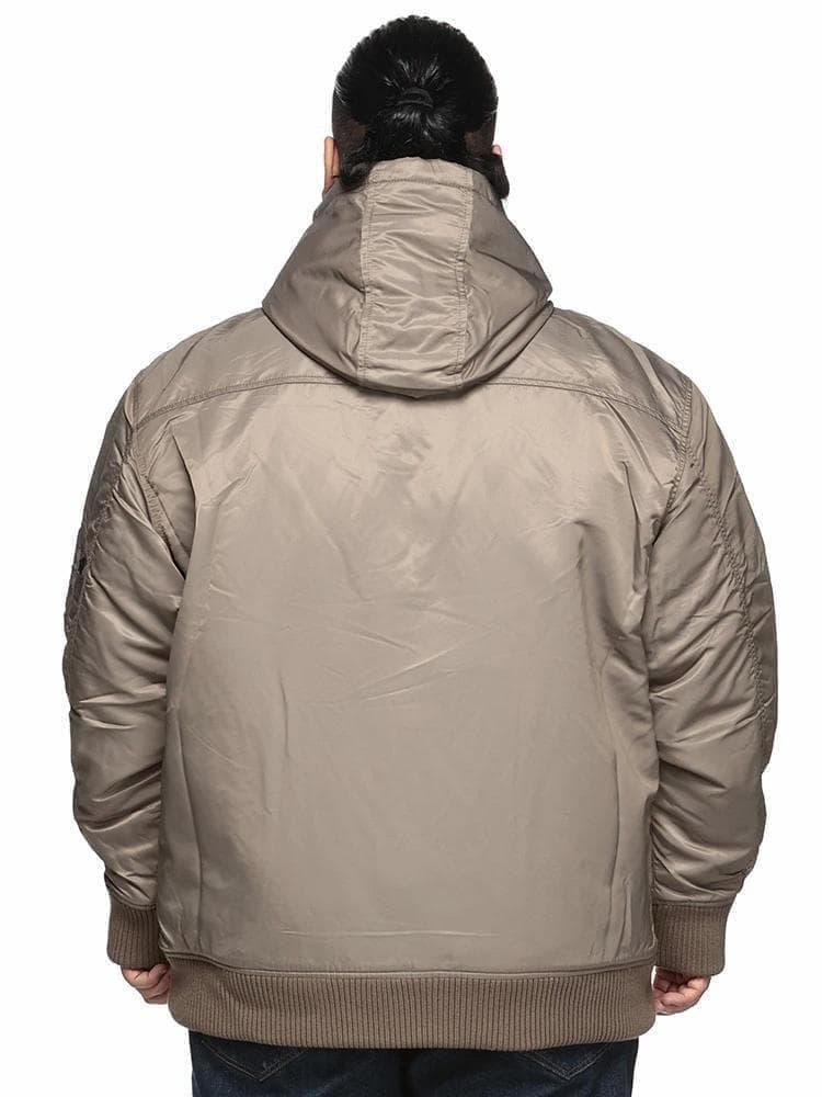 アルファ　フーデットリブジャケット　2L【新品】ミリタリー　フライトジャケット