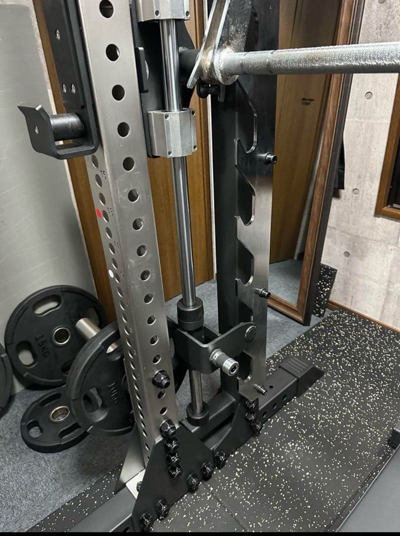 【名古屋引取り限定】mbcパワー スクワットスタンド スミスマシン