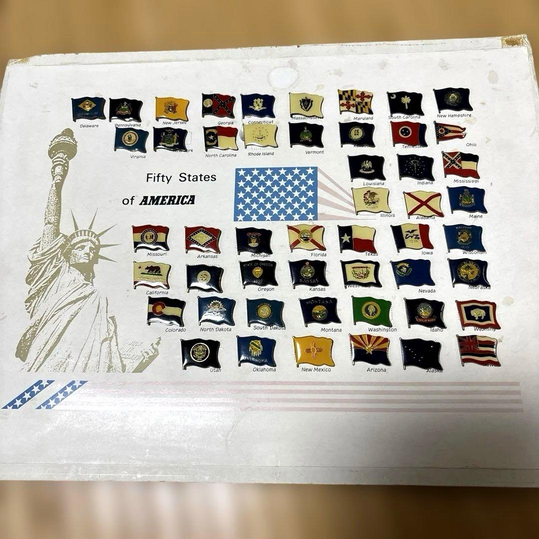 アメリカ全州のピンバッジ(50州) - メルカリ