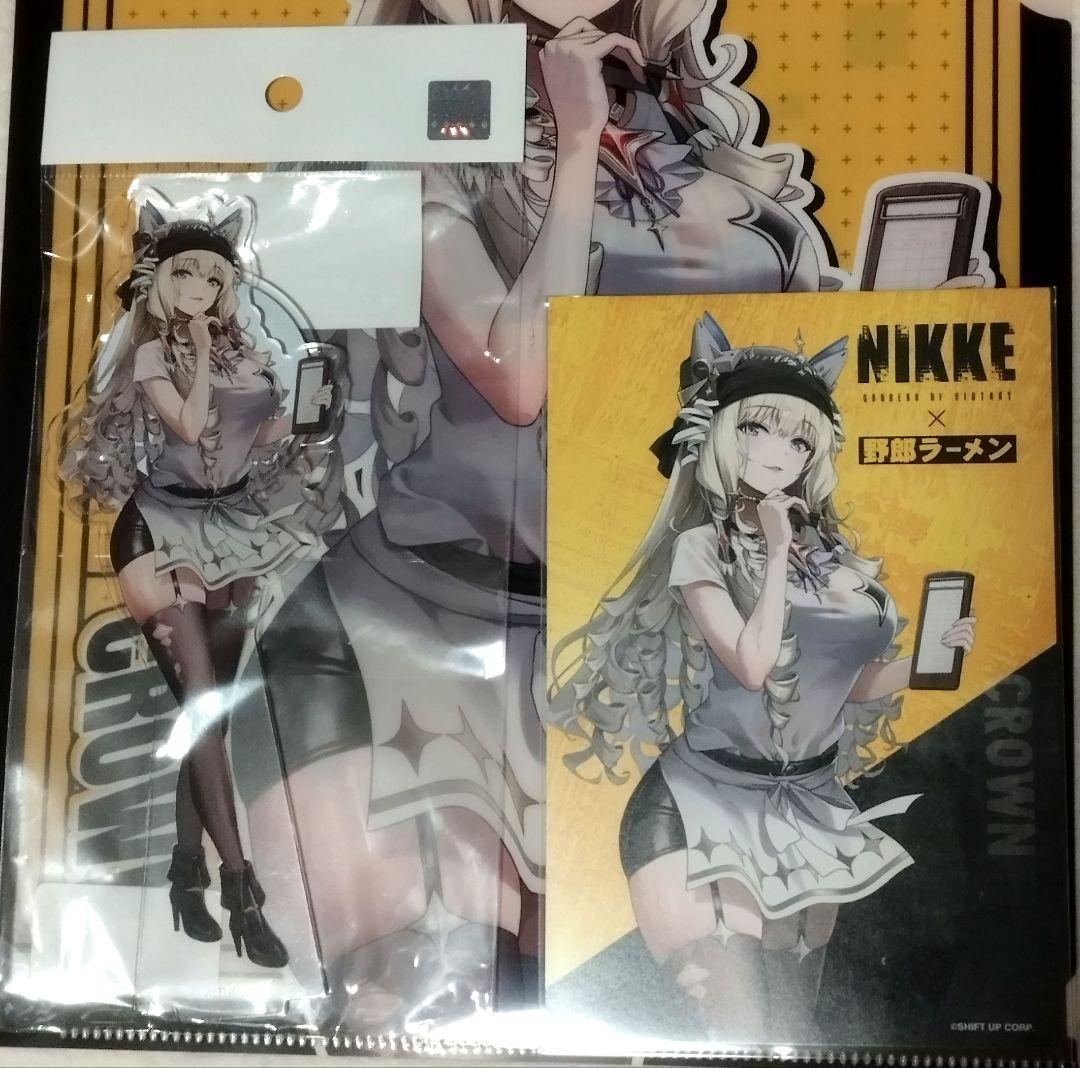 勝利の女神NIKKE 野郎ラーメン コラボ クラウン アクスタセット - メルカリ