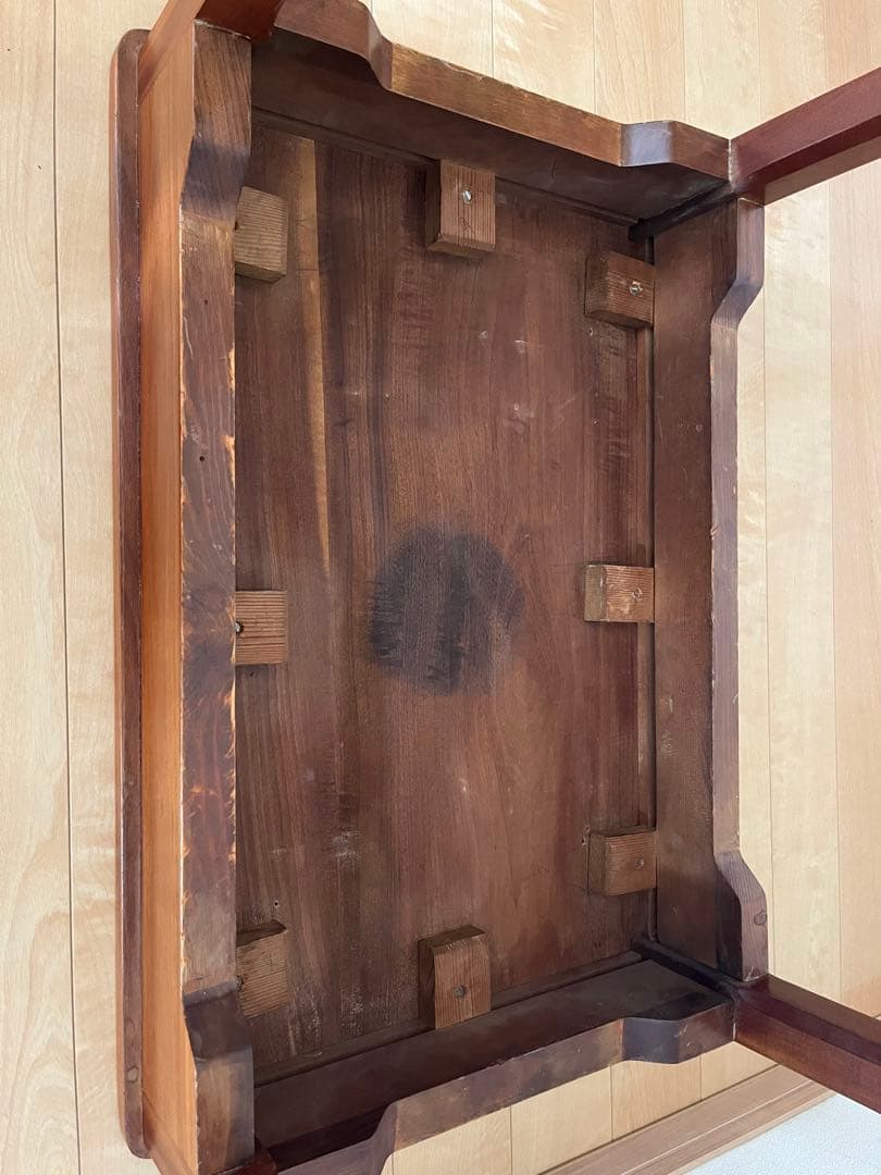 デンマーク 1940's サイドテーブル　マホガニー　無垢材