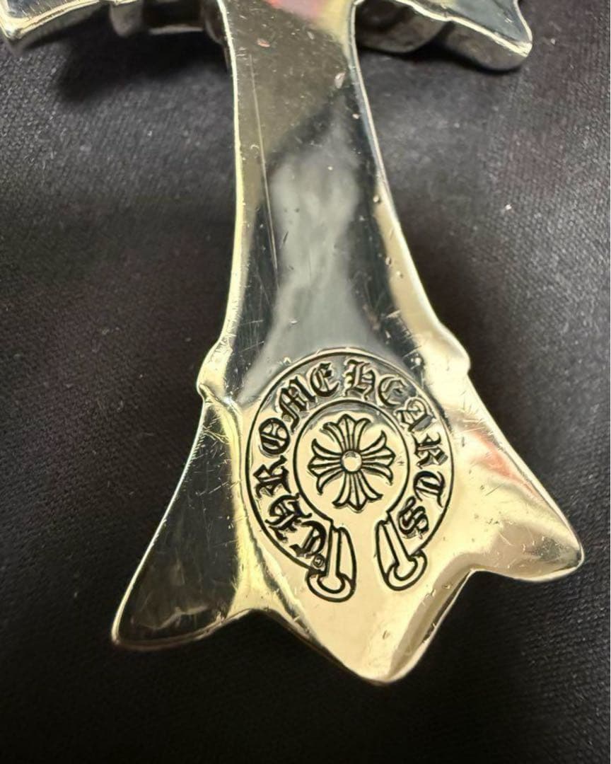 クロムハーツネックレス　ダブルCHクロスラージ