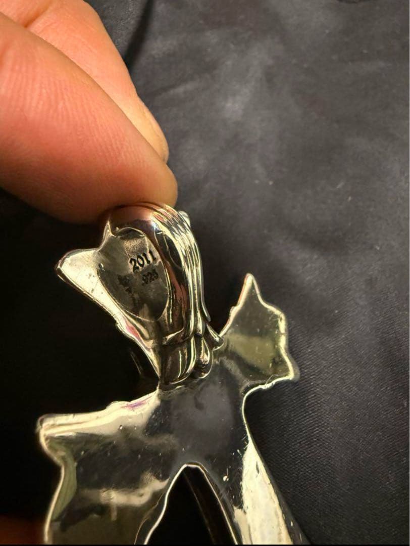 クロムハーツネックレス　ダブルCHクロスラージ