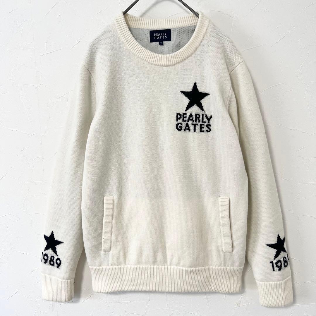 PEARLY GATES パーリーゲイツ 星に願いを 裏地付き ニット ゴルフ