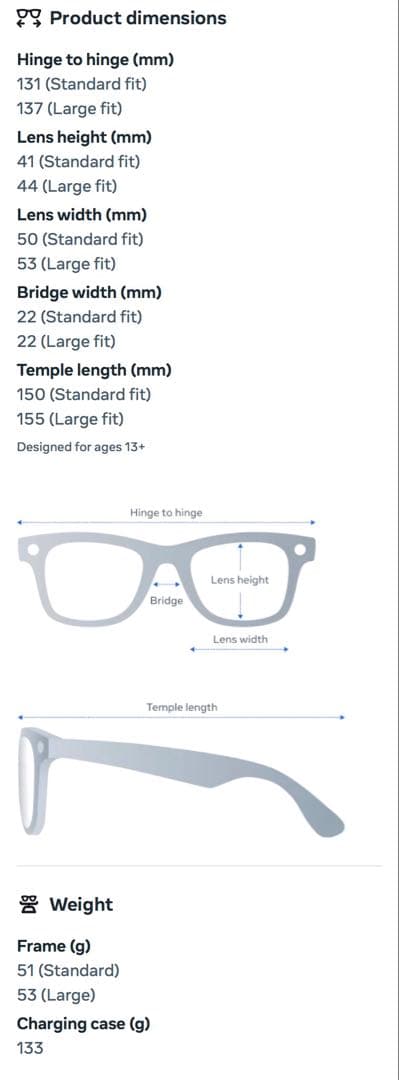 レイバン  Gen2 第2世代 Wayfarer AIグラス 調光レンズ