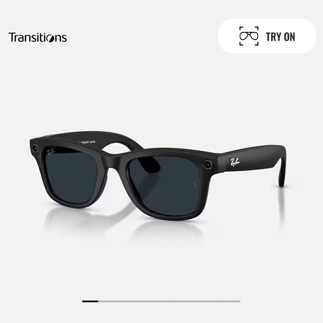 レイバン  Gen2 第2世代 Wayfarer AIグラス 調光レンズ