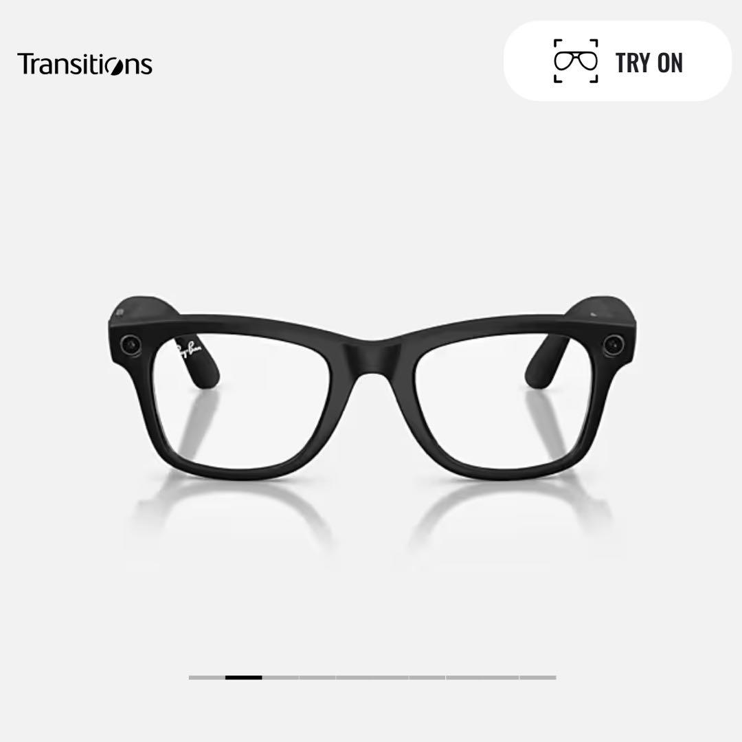 レイバン  Gen2 第2世代 Wayfarer AIグラス 調光レンズ