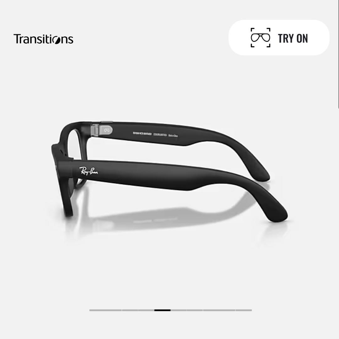 レイバン  Gen2 第2世代 Wayfarer AIグラス 調光レンズ