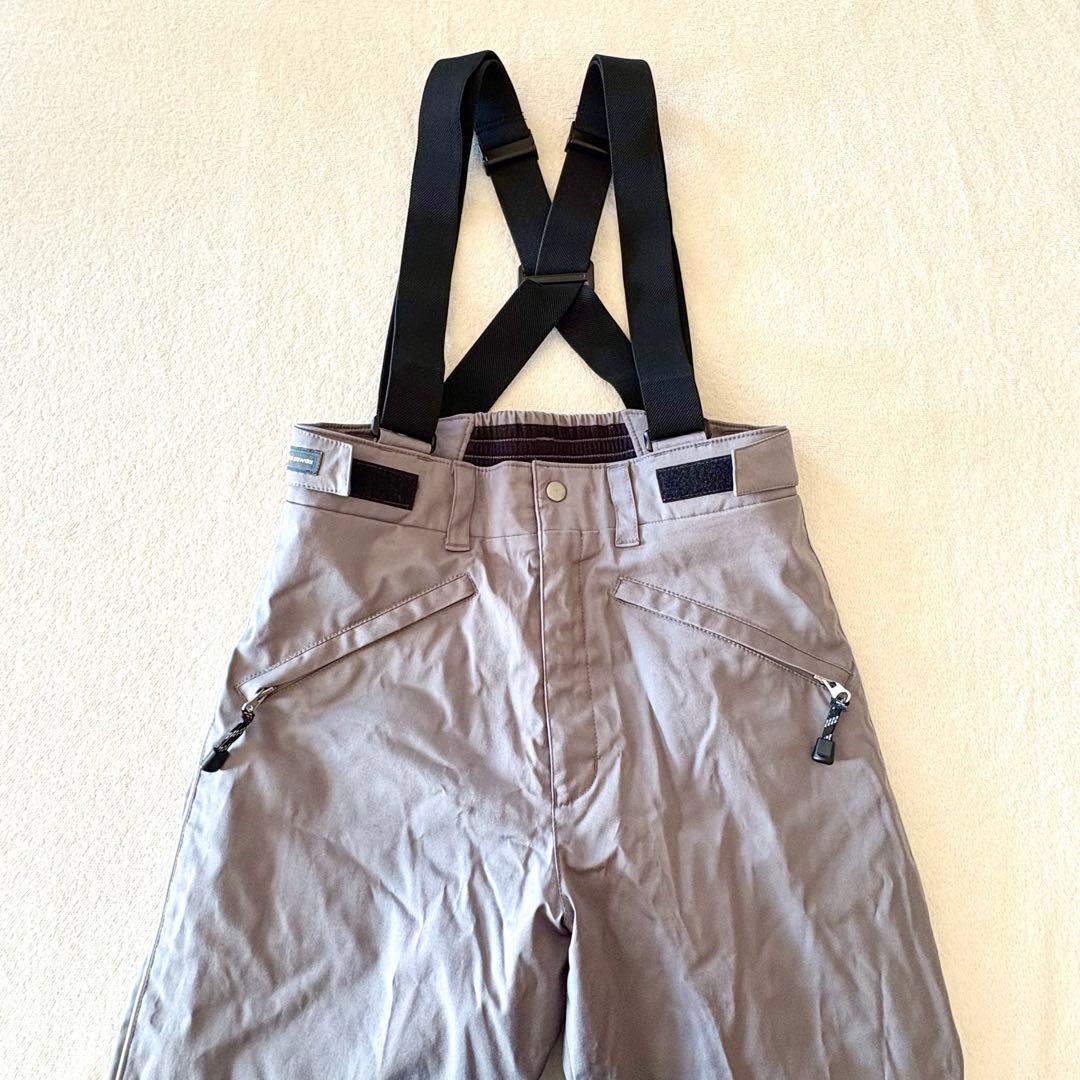 メンズ L phenix スキーウェア　スノーボード　サロペットパンツ　グレー