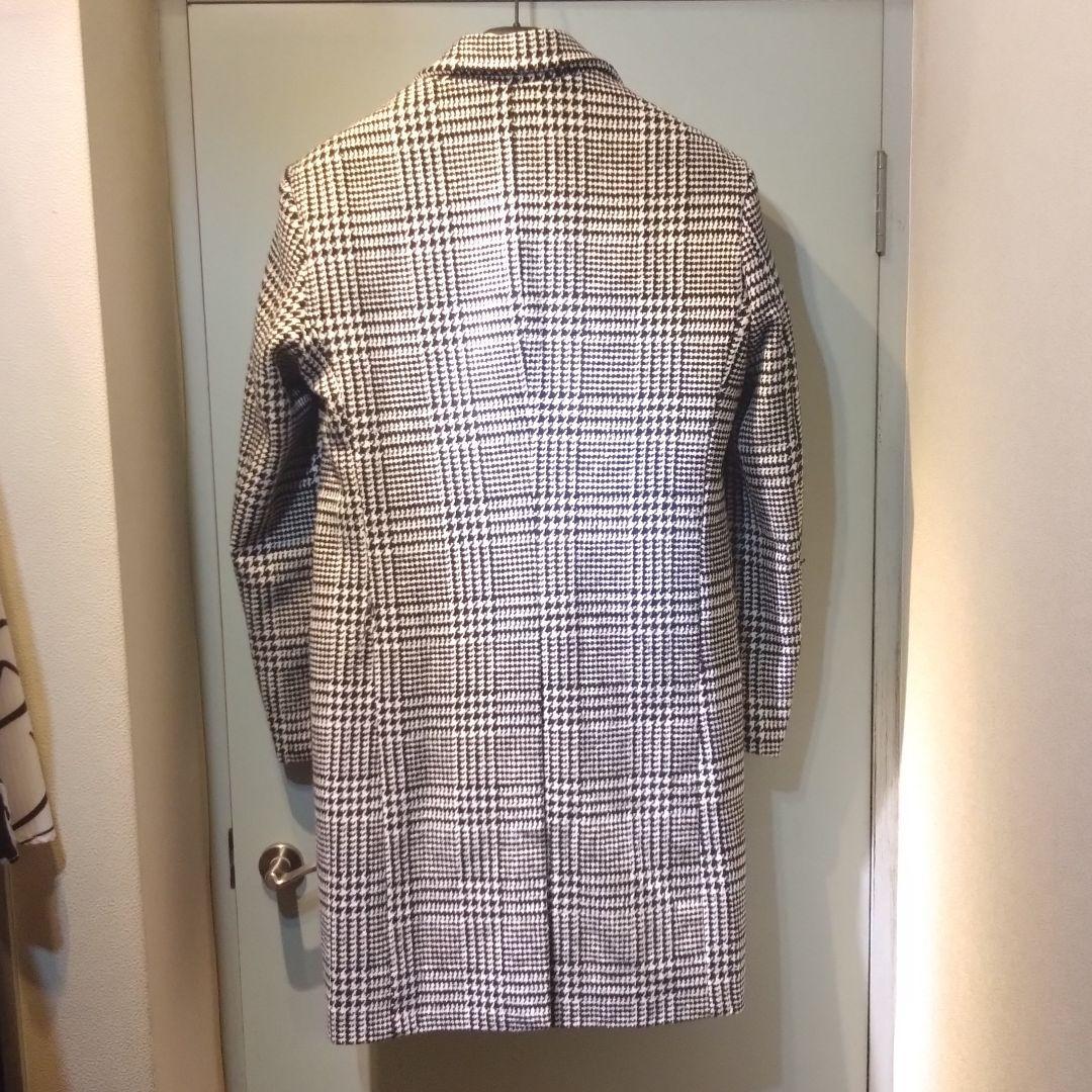 ダブル チェスターコート グレンチェック テーラードジャケット スーツ