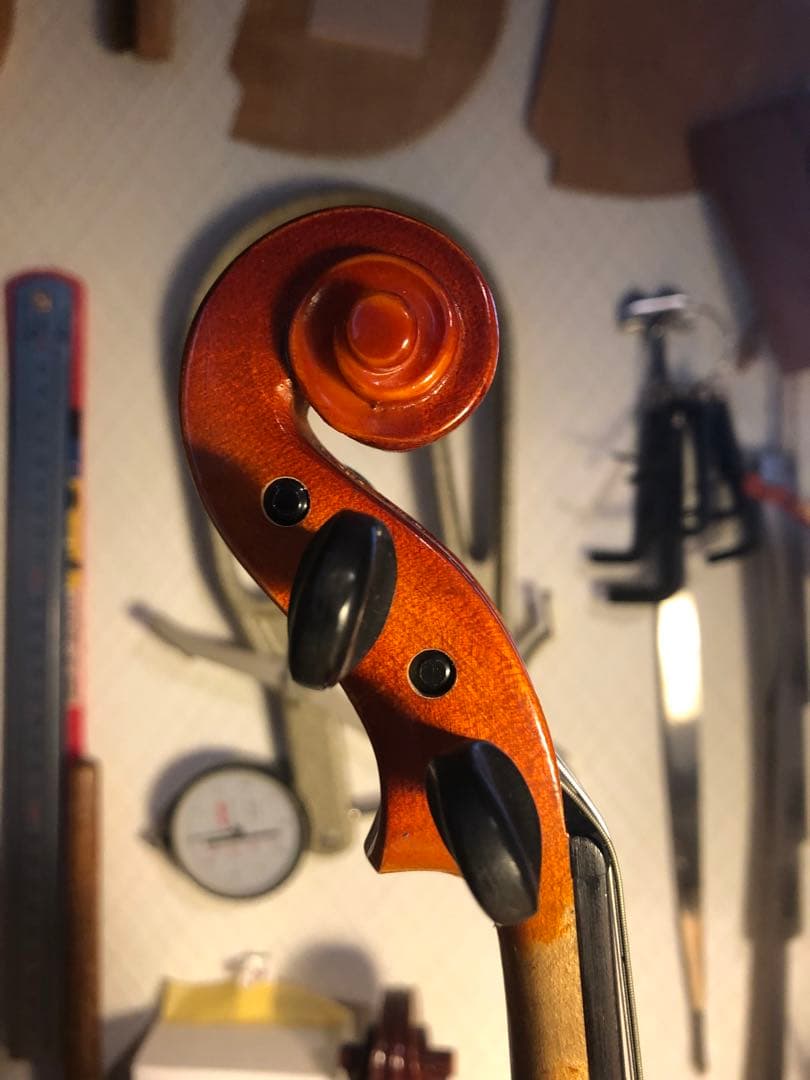 駒&魂柱調整済】Suzuki分数バイオリンNo280 1/16 1991