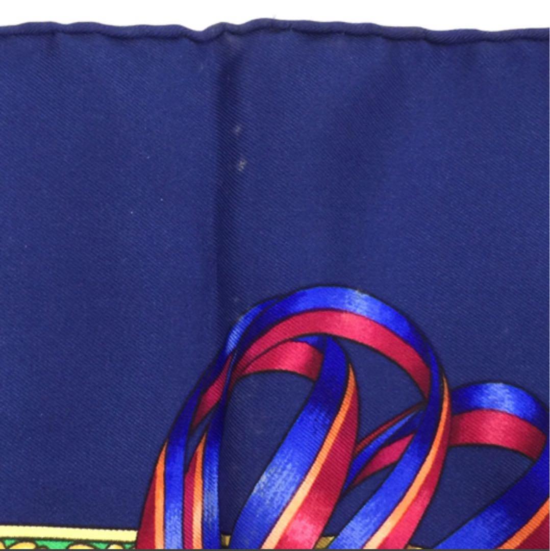 あ*き様 エルメス シルク カレ90 LES RUBANS DU CHEVAL